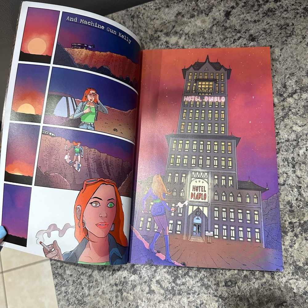 Machine Gun Kelly's Hotel Diablo Comic Book By Colson Baker 2021 Paperback - Picture 4 of 10